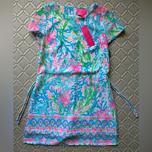 🌟NEW🌟 Lilly Pulitzer Sz 2 coral Bay engineered romper - Picture 6 of 9
